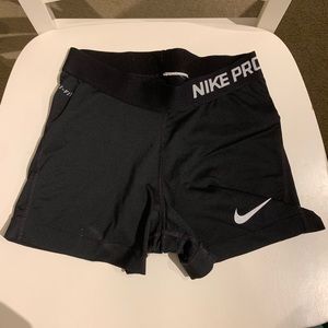 Nike Pro Black Spandex Shorts